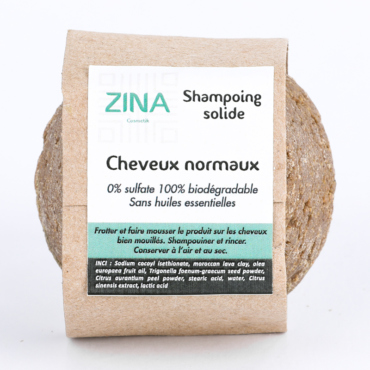 Shampoing solide pour cheveux normaux